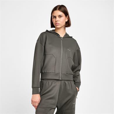 LESCON 25B-2046 Kadın Antrenman Fermuarlı Kapüşonlu Üst