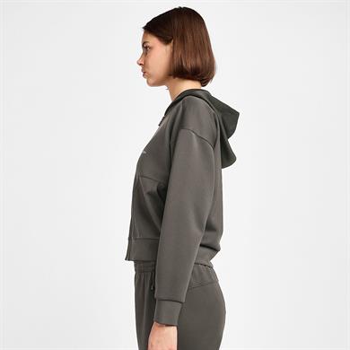 LESCON 25B-2046 Kadın Antrenman Fermuarlı Kapüşonlu Üst