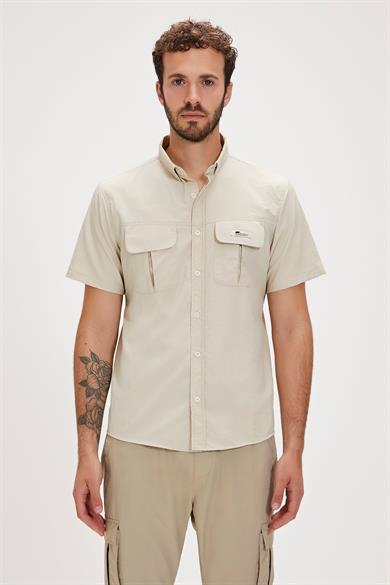 BAD BEAR Fernardo Kısa Kollu Erkek Gömlek