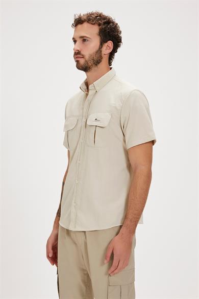 BAD BEAR Fernardo Kısa Kollu Erkek Gömlek