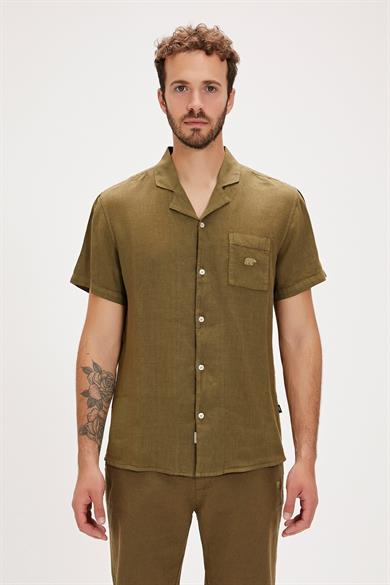 BAD BEAR Lyne Kısa Kollu Erkek Gömlek