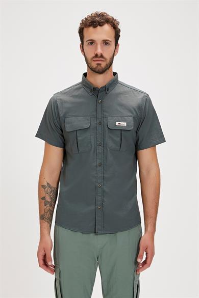 BAD BEAR Fernardo Kısa Kollu Erkek Gömlek