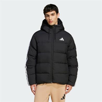 adidas Essentials Climawarm 3-Stripes Puffer Down Erkek Kapüşonlu Mont