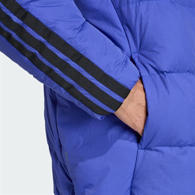 adidas Essentials Climawarm 3-Stripes Puffer Down Erkek Kapüşonlu Mont