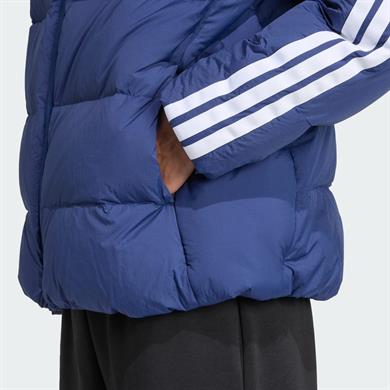 adidas Essentials Climawarm 3-Stripes Puffer Down Erkek Kapüşonlu Mont
