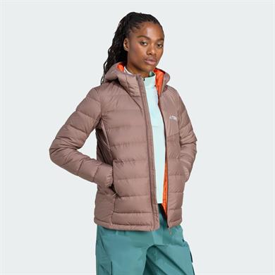 adidas Terrex Multi Hafif Kuş Tüyü Dolgulu CLIMAWARM Kadın Kapüşonlu Mont