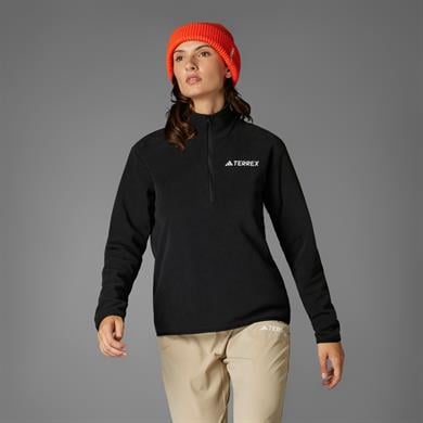 adidas Multi Essentials Fleece Kadın Yarım Fermuarlı Üst