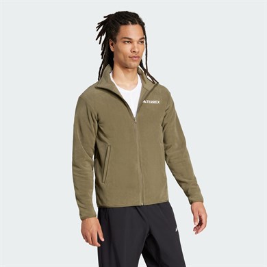 adidas Multi Essentials Fleece Erkek Tam Fermuarlı Üst