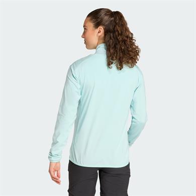 adidas Terrex Multi CLIMAWARM Tech Fleece Tam Boy Kadın Fermuarlı Üst