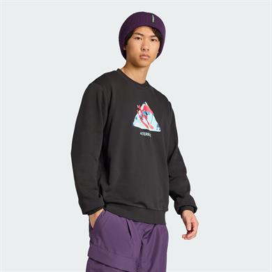 adidas Terrex Snow Graphic Crew Sweatshirt