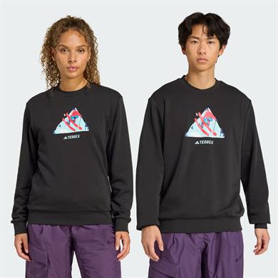 adidas Terrex Snow Graphic Crew Sweatshirt
