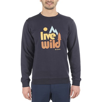 SweatshirtColumbiaCS0200-472Live Wild Crew Erkek Sweatshirt