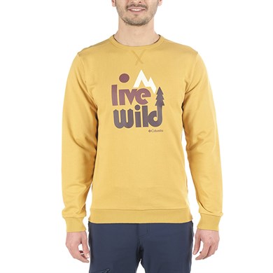 Live Wild Crew Erkek Sweatshirt