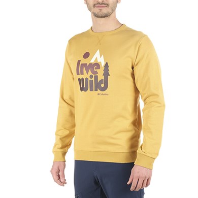 Live Wild Crew Erkek Sweatshirt