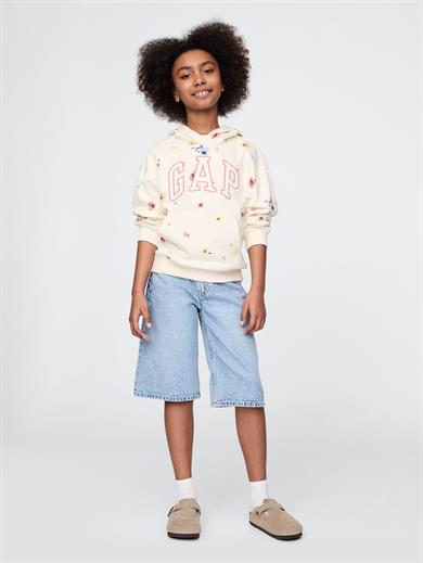 GAP V-FRCH SP Logo PO Çocuk Sweatshirt