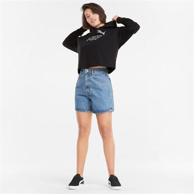 Puma Essentials+ Cropped Hoodie Kadın Sweatshirt