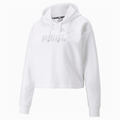 Puma Essentials Kısa Kesim Kadın Kapüşonlu Sweatshirt