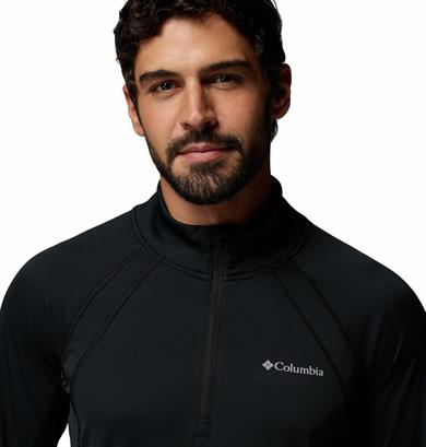 Stealth Spring Yarım Fermuarlı Erkek Teknik Uzun Kollu Tişört