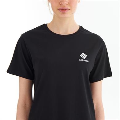 CSC Stacked Mini Gem Logo Kadın Kısa Kollu Tişört