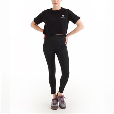 CSC Framed Halftone Logo Kadın Kısa Kollu Tişört