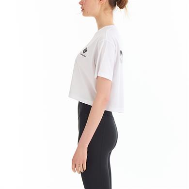 CSC Framed Halftone Logo Kadın Kısa Kollu Tişört