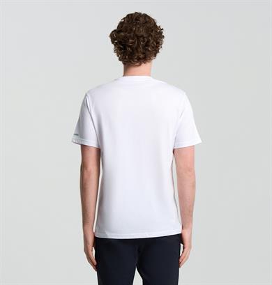 CSC Button Stamp Scripted Erkek Kısa Kollu Tişört