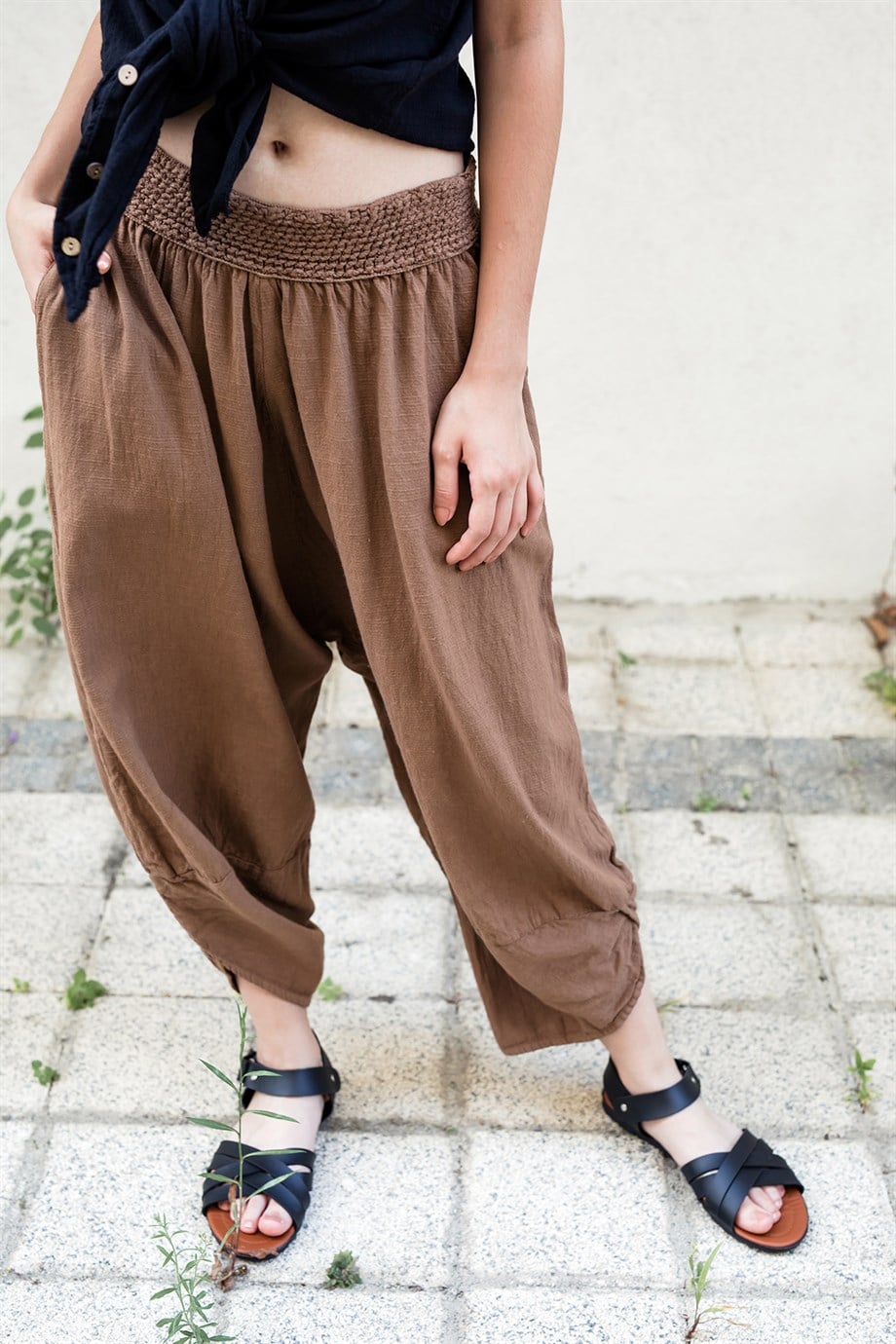 Kahverengi Baggy Pantolon