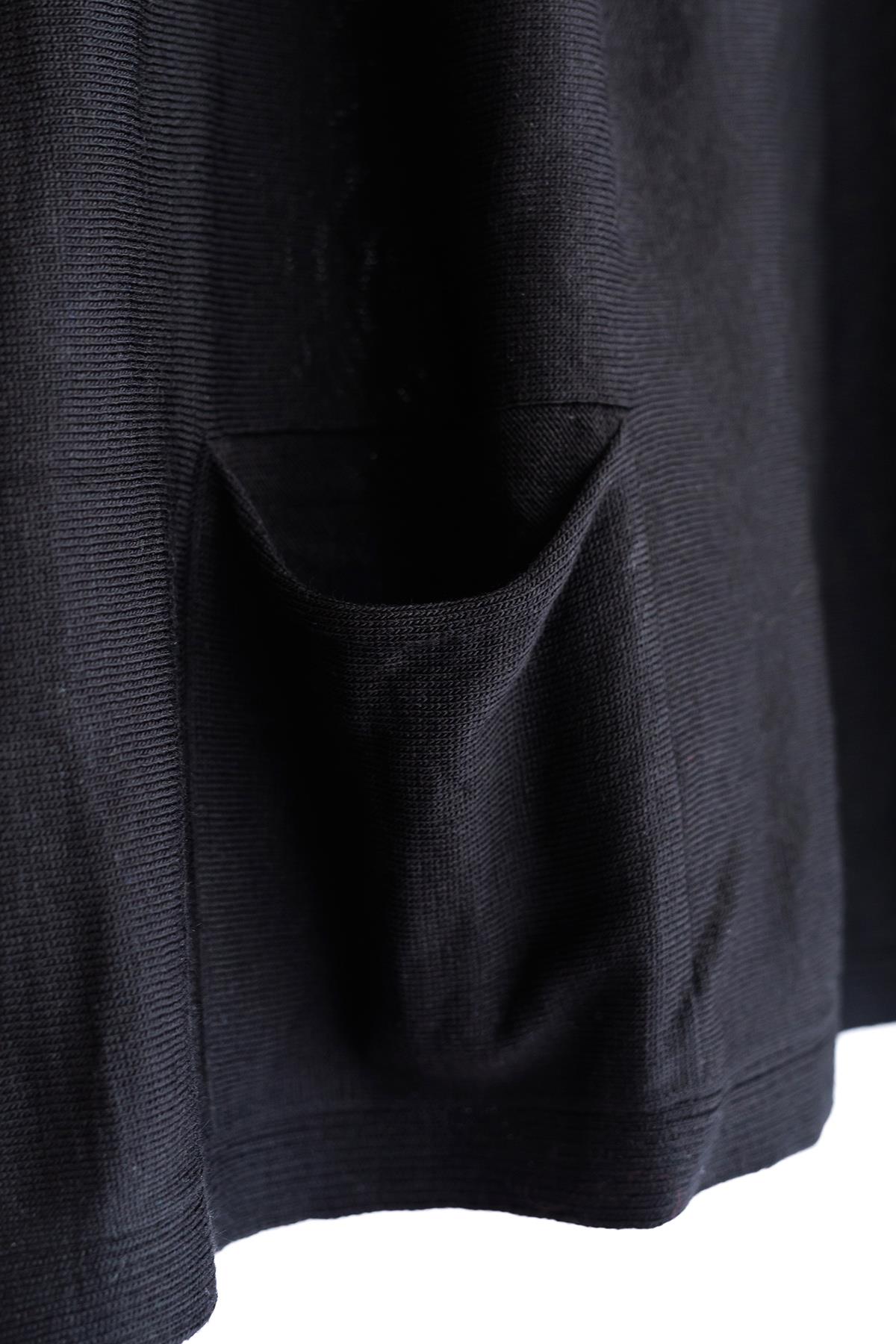 Siyah Oversize Çift Cepli Tunik