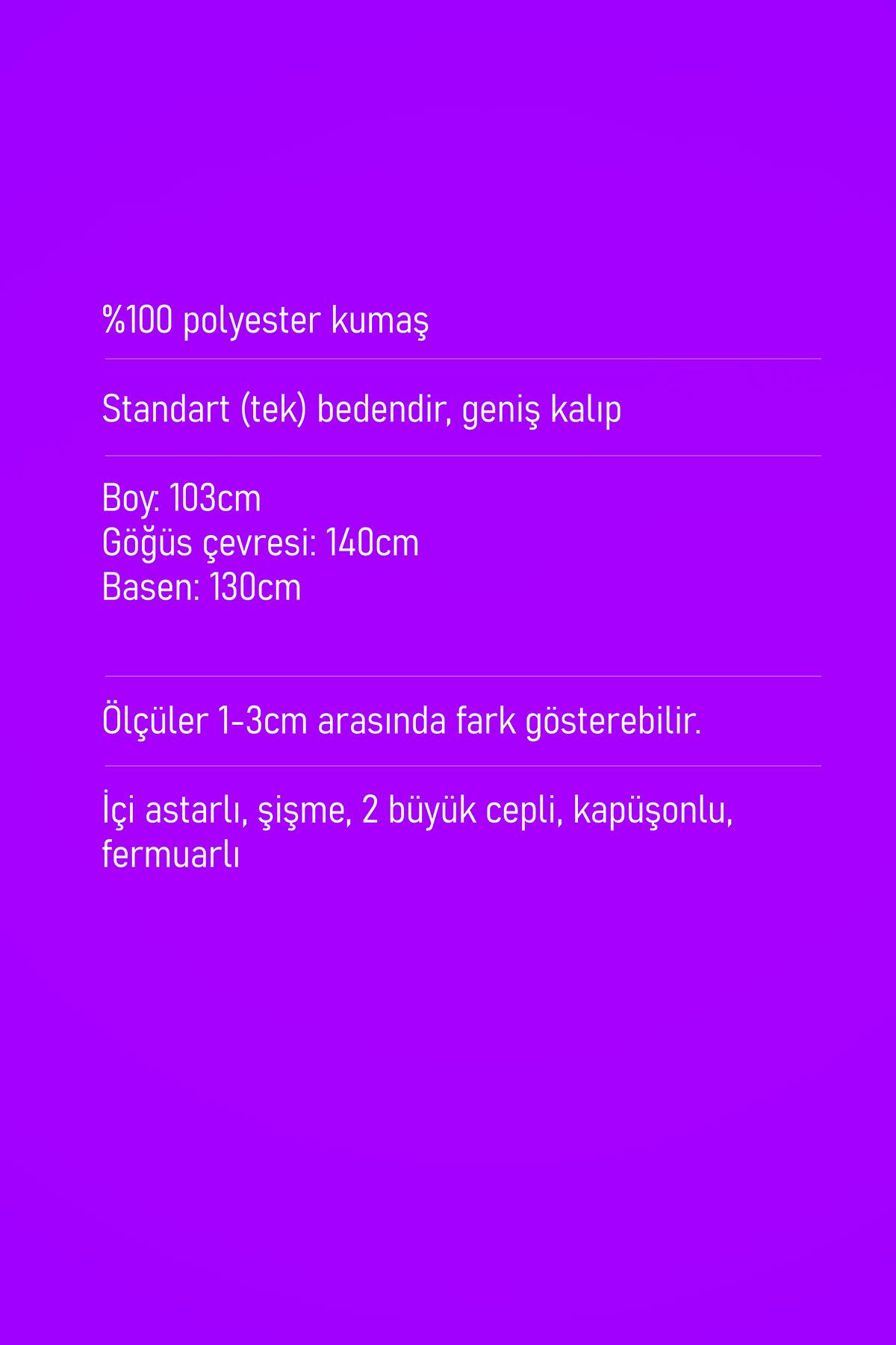 Siyah Oversize Uzun Şişme Mont