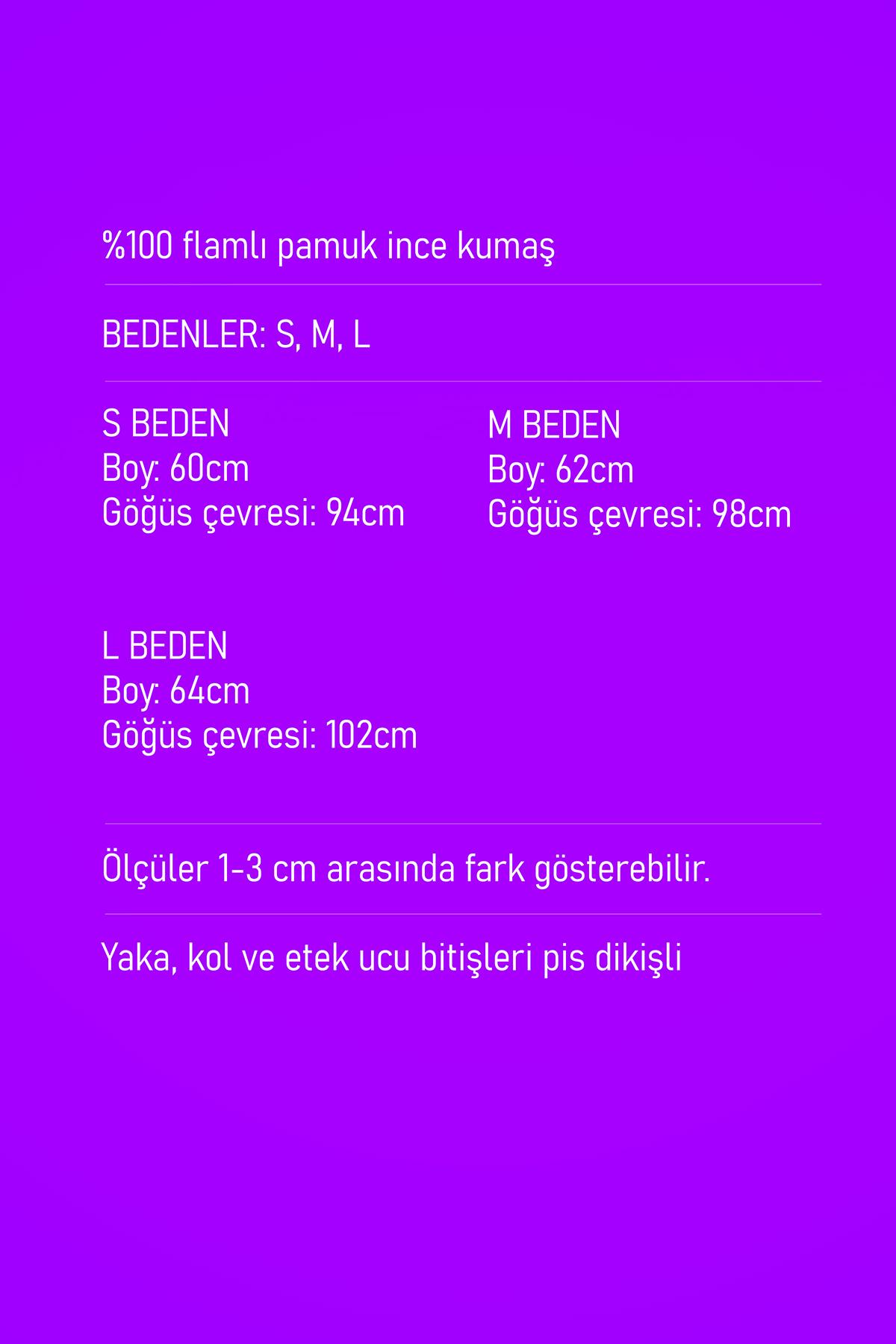 V Yaka Beyaz Basic Flamlı Pamuk T-shirt