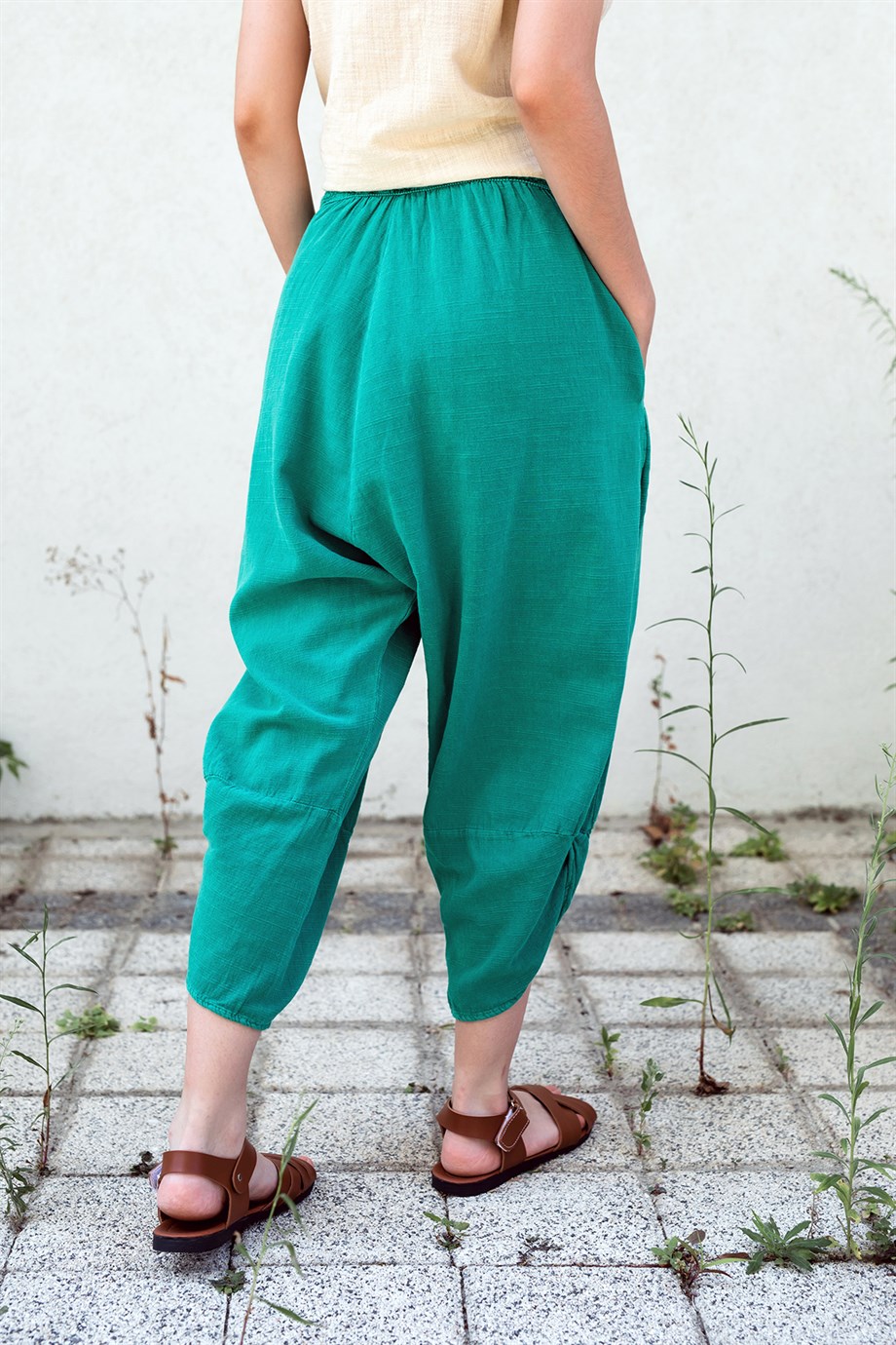 Yeşil Baggy Pantolon