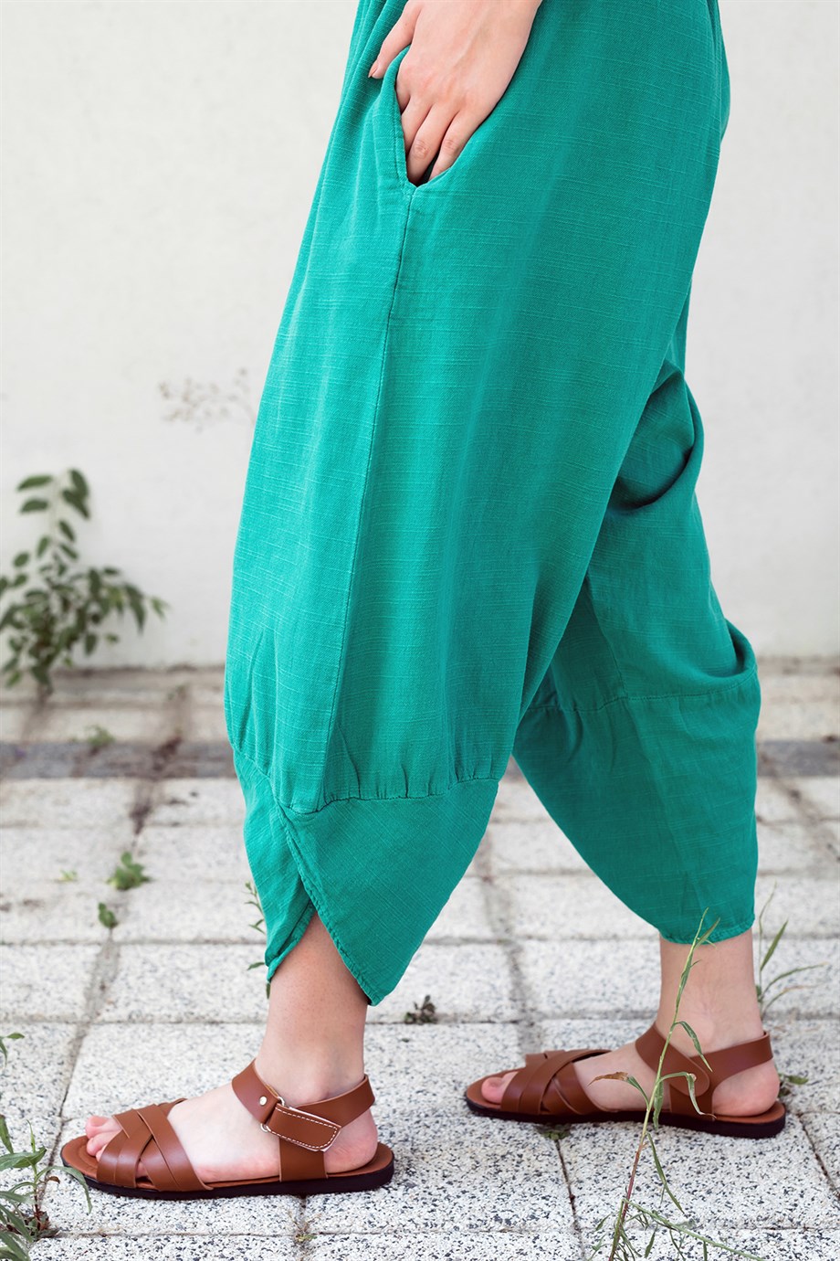 Yeşil Baggy Pantolon
