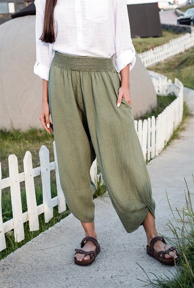 Haki Baggy Pantolon
