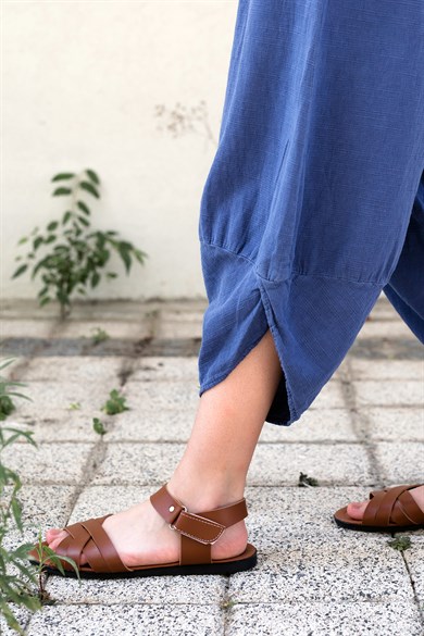 İndigo Baggy Pantolon