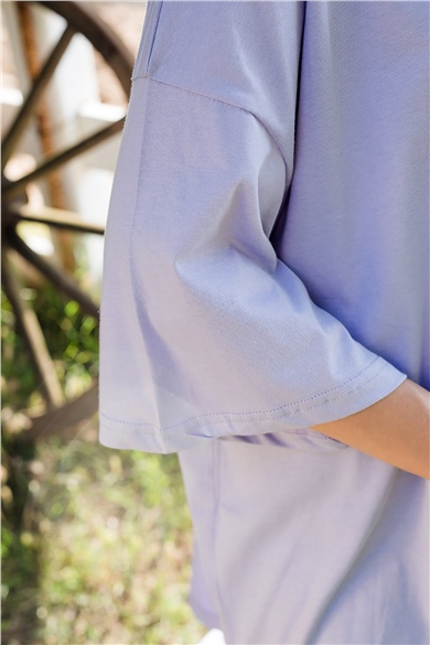 Lila Oversize T-shirt