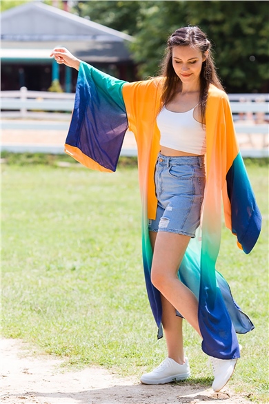 Yaz Renkleri Kimono