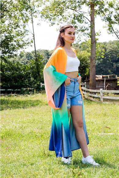 Yaz Renkleri Kimono