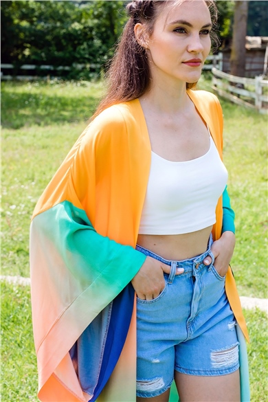 Yaz Renkleri Kimono