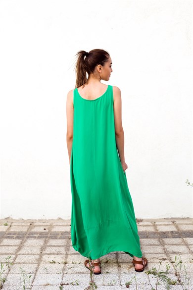 Yeşil Balon Model Elbise
