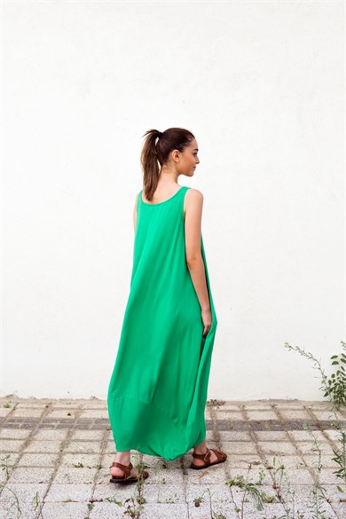Yeşil Balon Model Elbise