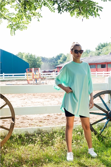 Yeşil Oversize T-shirt