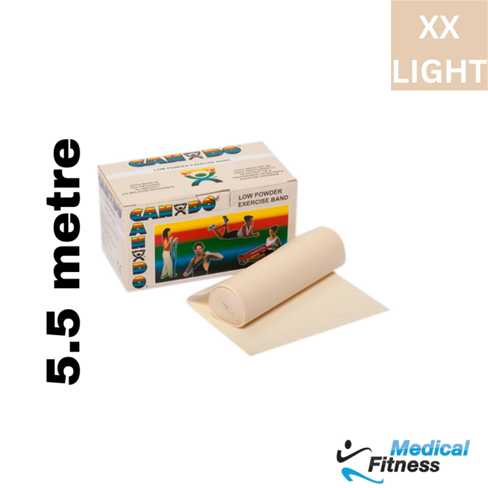 CANDO LOW POWDER EXERCİSE BAND ROLLS 5,5 METRE SET ten XX lightDirenç BantlarıCando10-5210CANDO LOW POWDER EXERCİSE BAND ROLLS 5,5 METRE SET ten XX light