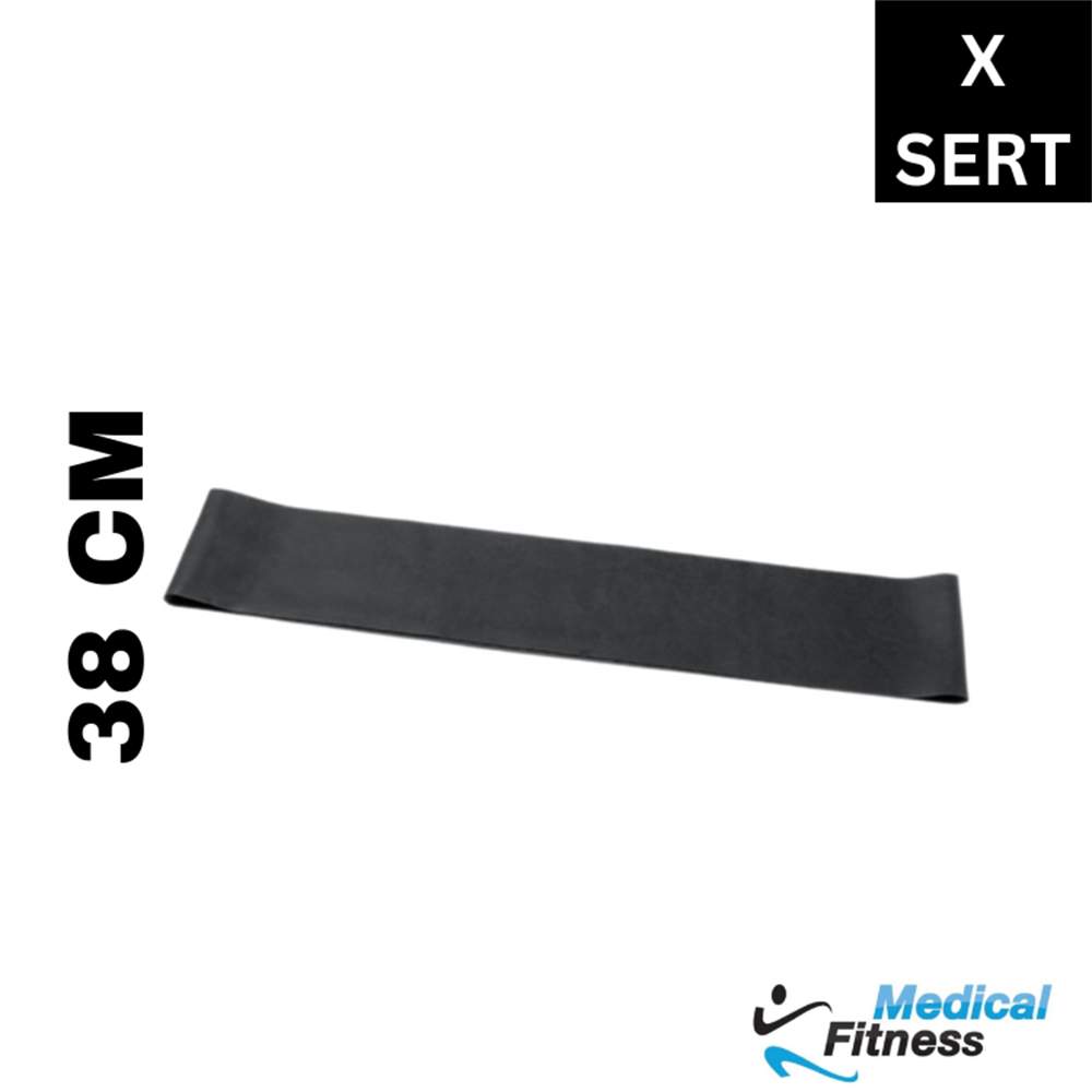 CANDO EGZERSİZ BANDI EXERCİSE BAND LOOP 38CM siyahDirenç BantlarıCando10-5265CanDo® Egzersiz Bandı Exercise Band Loop 38cm Siyah X Sert