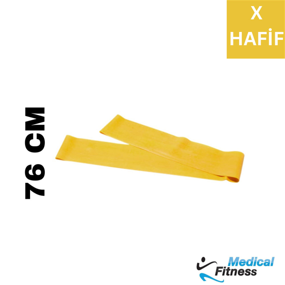 CANDO® BAND EXERCİSE LOOP EGZERSİZ BANDI 76CM sarı-X HafifDirenç BantlarıCando10-5291CANDO® BAND EXERCİSE LOOP EGZERSİZ BANDI 76CM sarı X-Hafif