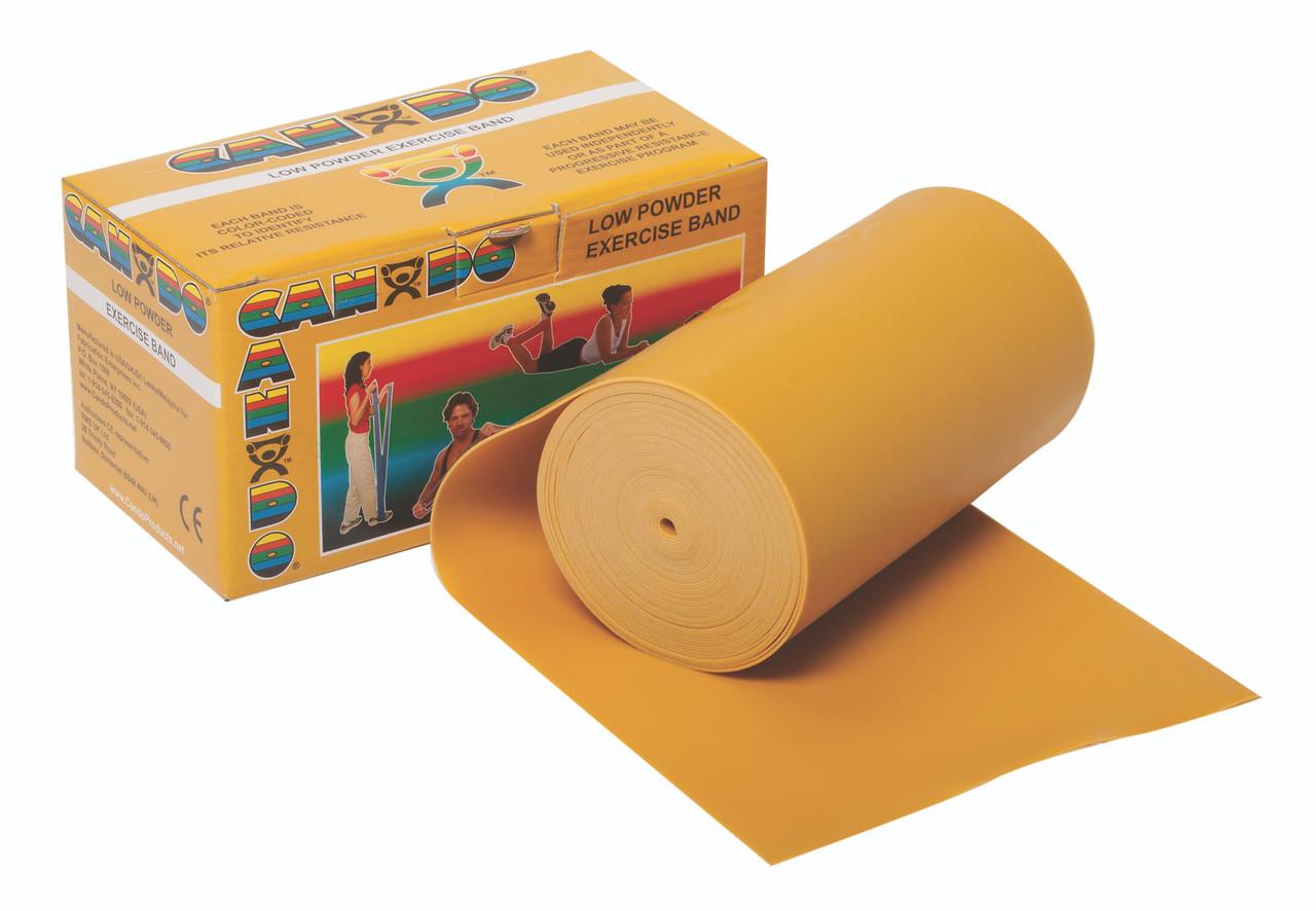 CanDo Low Powder Exercise Band - 45,5 mt - Gold - xxx-heavyDirenç BantlarıCando10-5227
