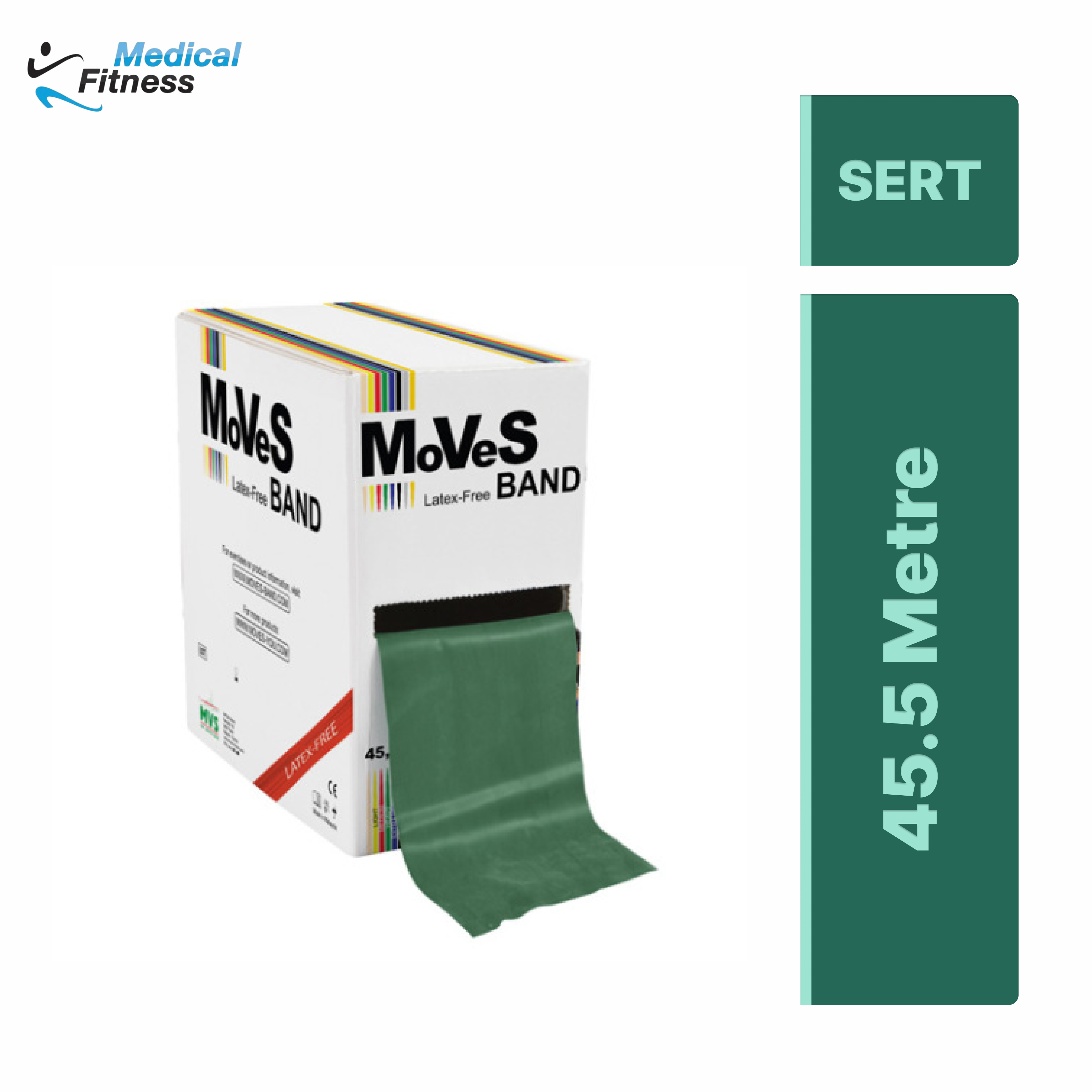 Msd Egzersiz Bandı Latex-Free 45,5 metre YeşilDirenç Bantlarımoves124504Moves Band Latex Free 45.5 mt Yeşil Egzersiz Band 