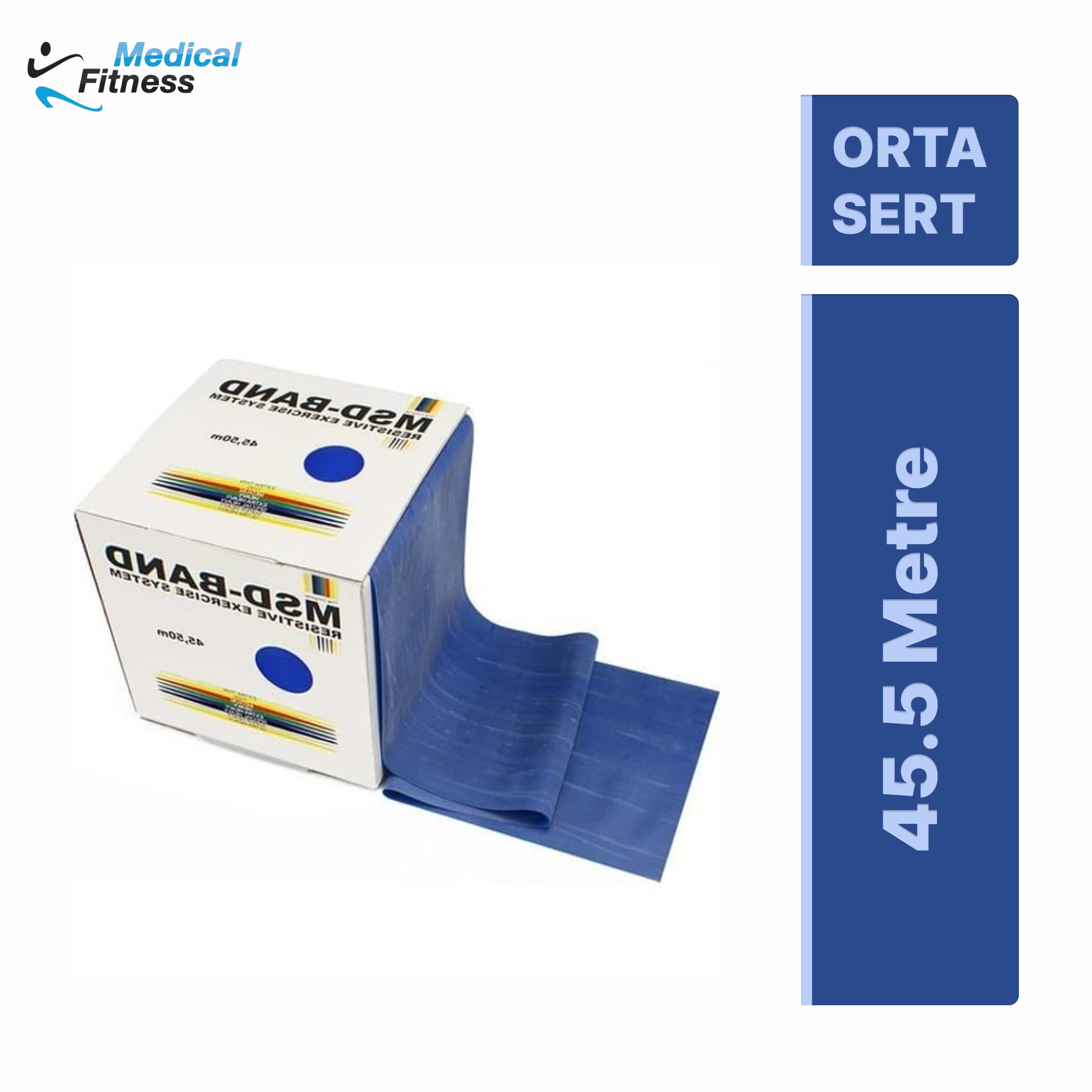 Msd Egzersiz Bandı Latex-Free 45,5 metre MaviDirenç Bantlarımoves124505Msd Egzersiz Bandı Latex-Free 45,5 metre Mavi
