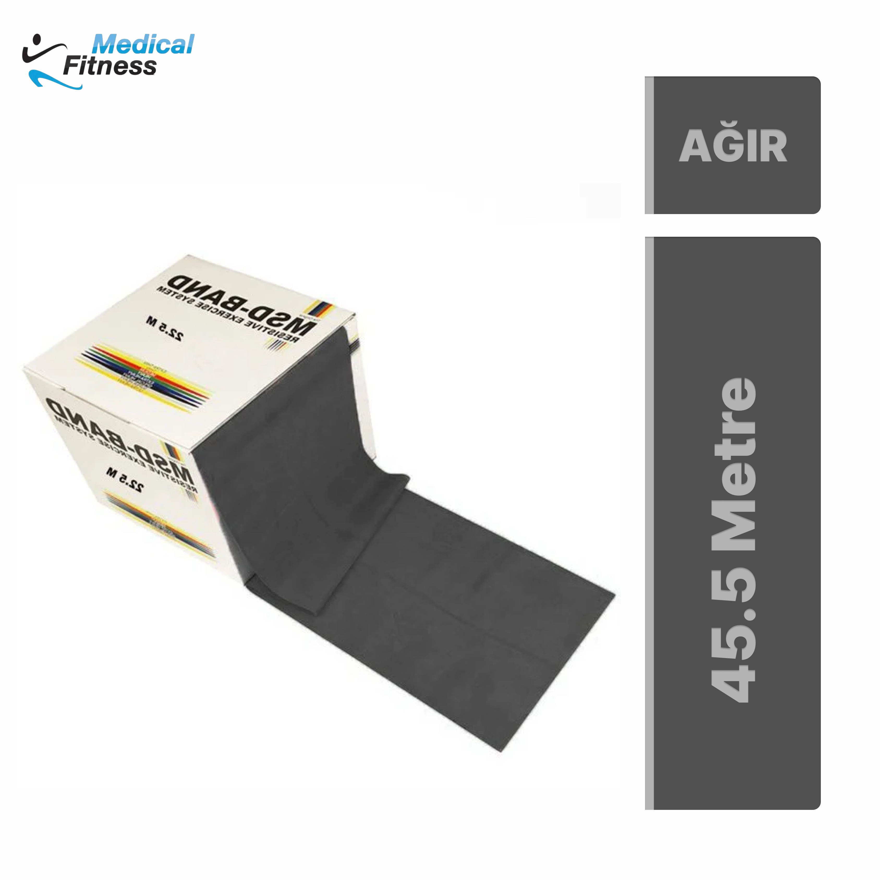 Msd Egzersiz Bandı Latex-Free 45,5 metre SiyahDirenç Bantlarımoves124506Msd Egzersiz Bandı Latex-Free 45,5 metre Siyah