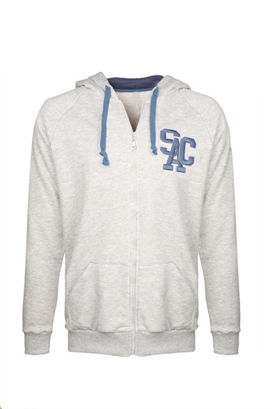 Kapşonlu Fermuarlı S-Tshırt