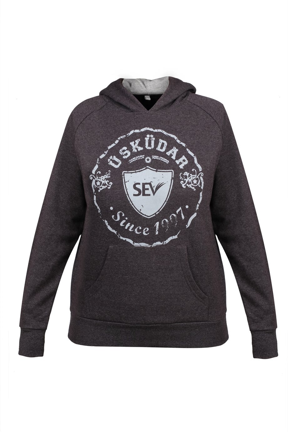 Kapşonlu Fermuarsız S-Tshırt